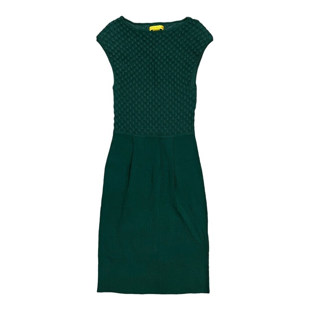 Catherine Malandrino Green Sweater Bodycon Dress XS
